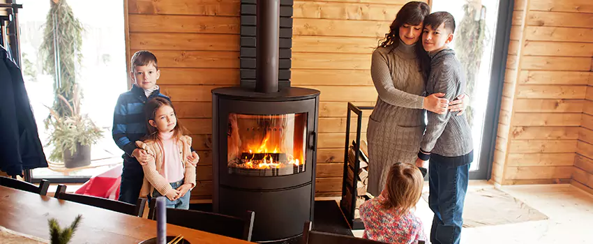 Morso Cast Iron Fireplace Insert Installation in Randolph, Massachusetts