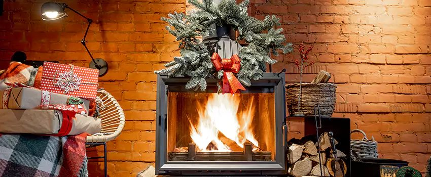Travis Industries Linear Gas Fireplace Installation in Randolph, Massachusetts