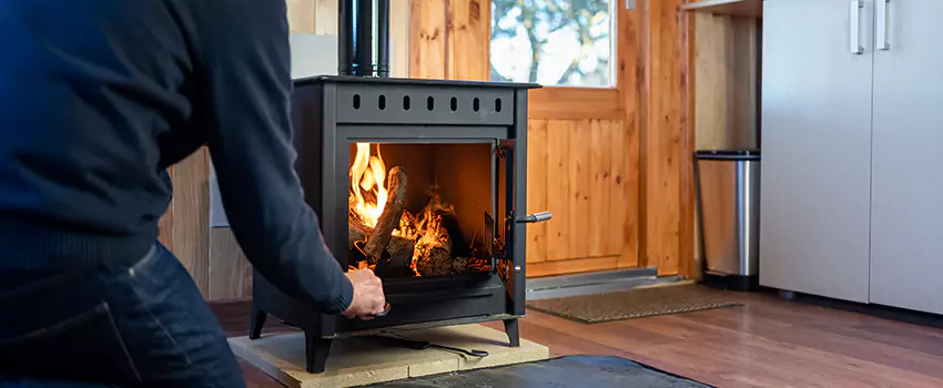 Open Hearth Wood Fireplace Installation in Randolph, MA