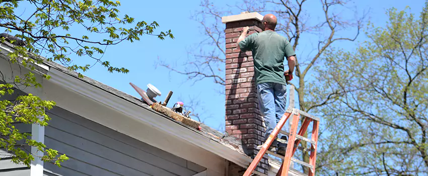 Vinyl and PVC Chimney Flashing Installation in Randolph, MA